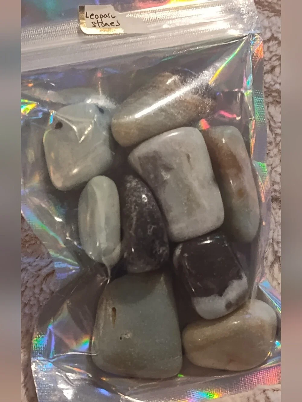 NEW! Polished Leopard Stones